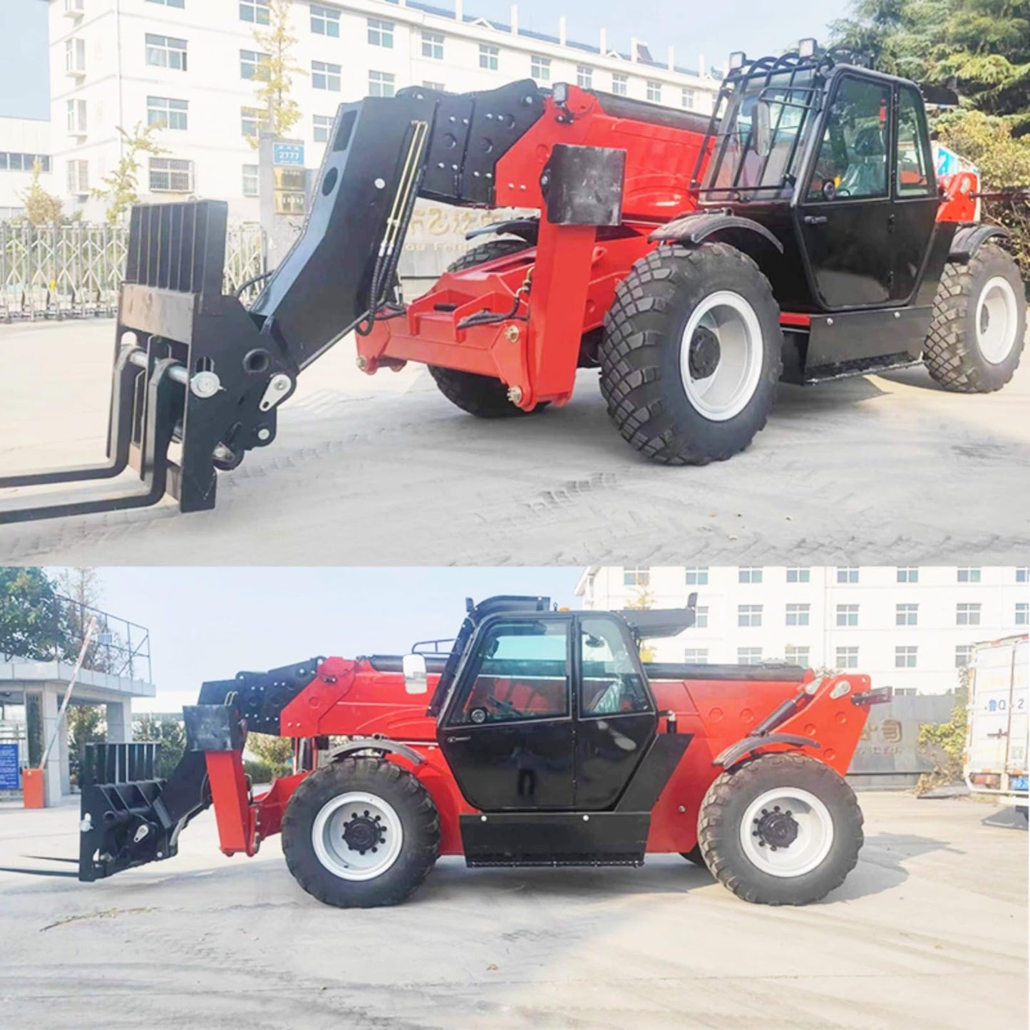 Telescopic Handler for Sale, 1–5 Ton Telescopic Forklift Telehandler – 4x4 Rough Terrain Extendable Boom Loader with 4–10m Reach for Farm, Warehouse & Construction