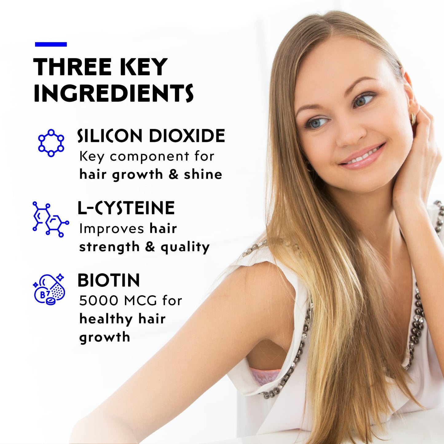Elon Matrix 5000 - Biotin 5000mcg Vitamins for Hair Growth w/Extended Release - Promotes Healthy & Strong Hair - Pack of 2 (120 Day Supply)