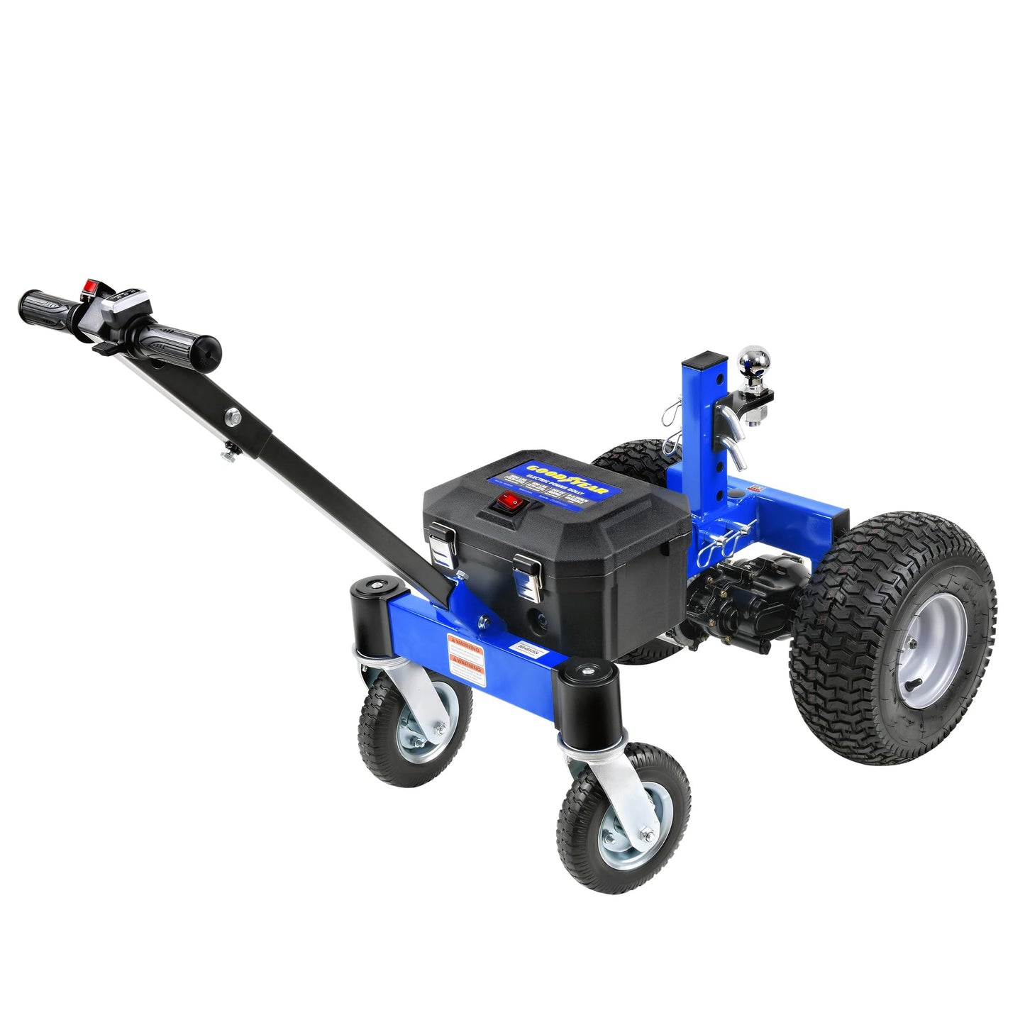 Goodyear Electric Trailer Dolly 3600LBS Max Trailer Weight 600LB Max Tongue Weight DC 24V 800W 7Ah w/Heavy Duty Commercial 2" Ball Hitch Mount