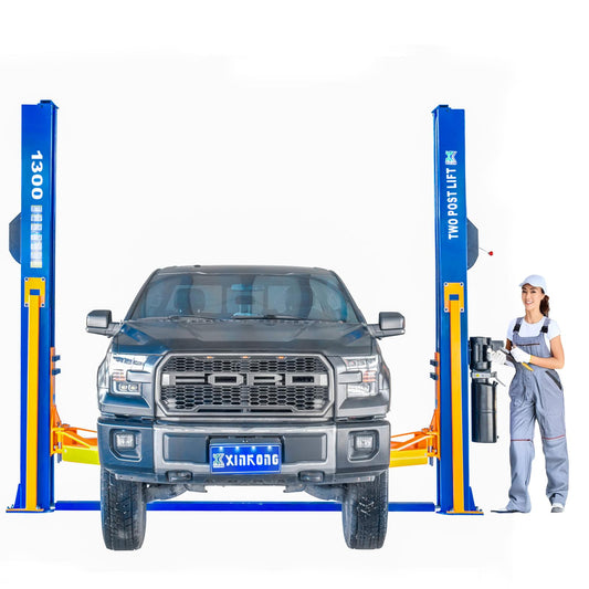 XK-1300 Auto Lift 220V Car Lift 3+3 Enhanced Lifting Arm Capacity 13000 Lbs Two Post Truck Hoist with 36 Months Parts Replacement