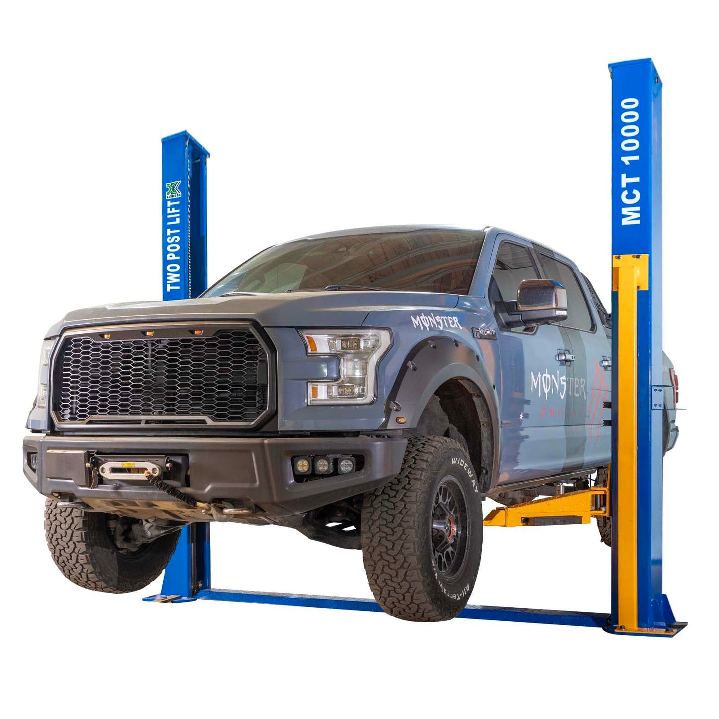 XK-MCT10000 Full Chain Drive 10000 lbs Capacity 2 Post Car Lift with 12 Months Parts Replacement