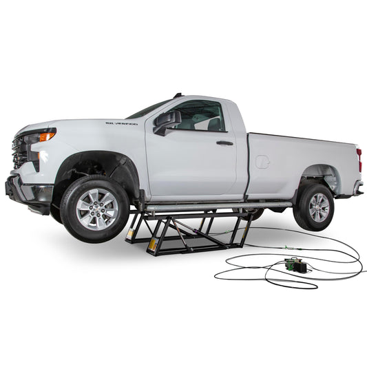 QuickJack 8000TLX Portable Car Lift with 8,000lb Capacity, with 110V Power Unit, Safe & Portable Design Garage Lift for Home, Garage, Shop, or Mechanic Auto Repair