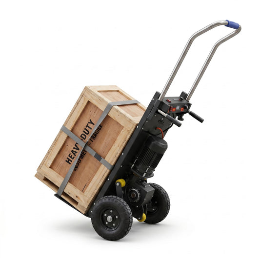 Heavy-Duty Electric Stair Climbing Cart, Electric Stair Climbing Machine for Construction, Large Load Capacity Electric Stair Climbing Cart with 48V Lithium Battery