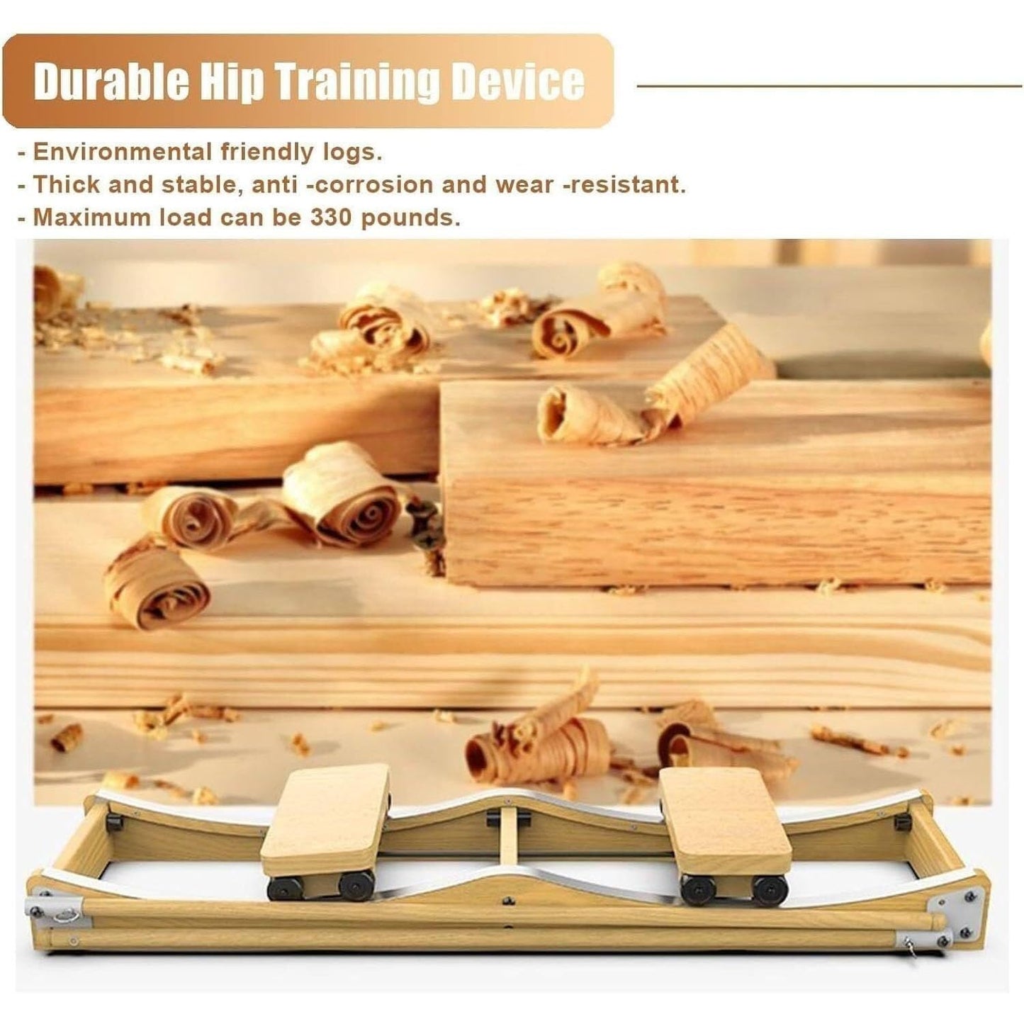 Ski Training Machine, Machines Exercise Device, Leg Equipment with Handrails and Stainless Steel Slide Rails are Made of Thick and Stable Materials Suitable