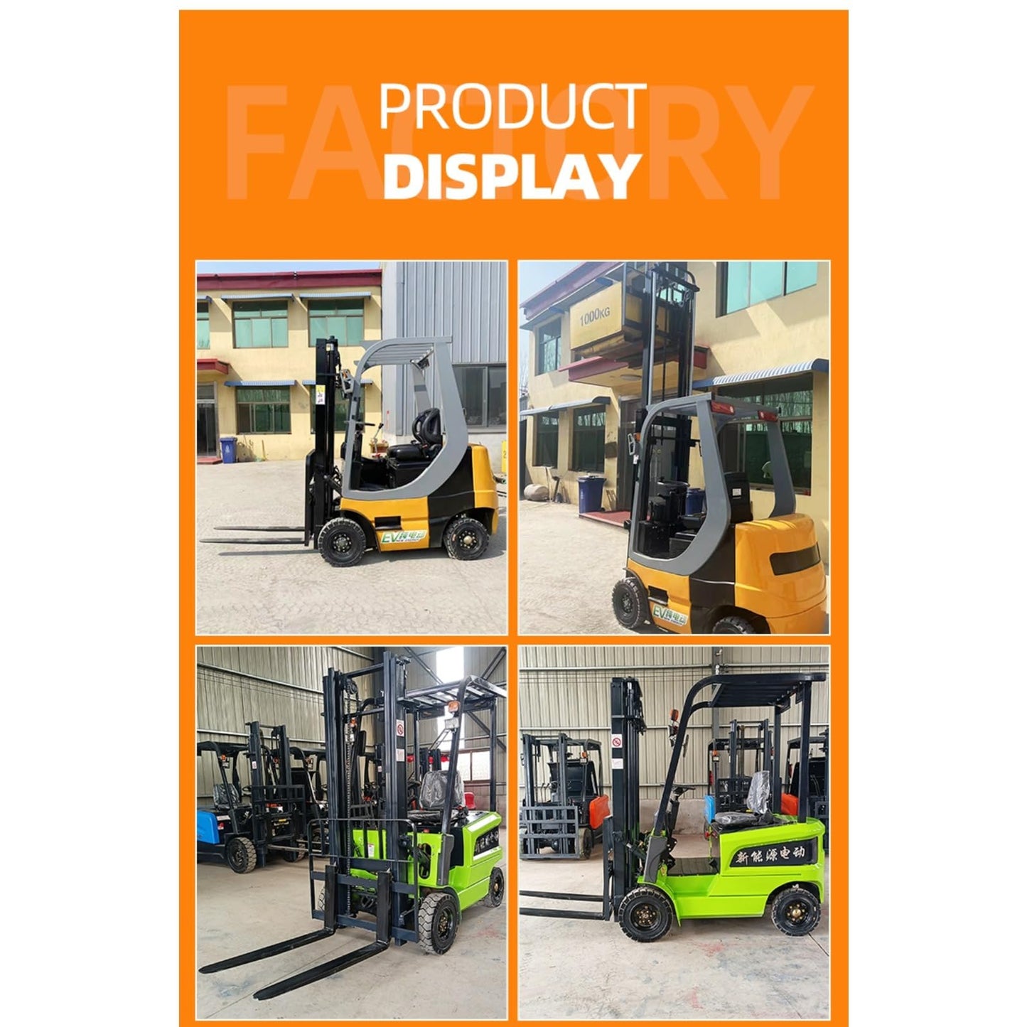 Multi-Directional Reach Truck, 5000lbs Lithium Ion Electric Forklift, Counterbalance Lift Truck, Industrial Material Handling Equipment, Warehouse Stacker Machine