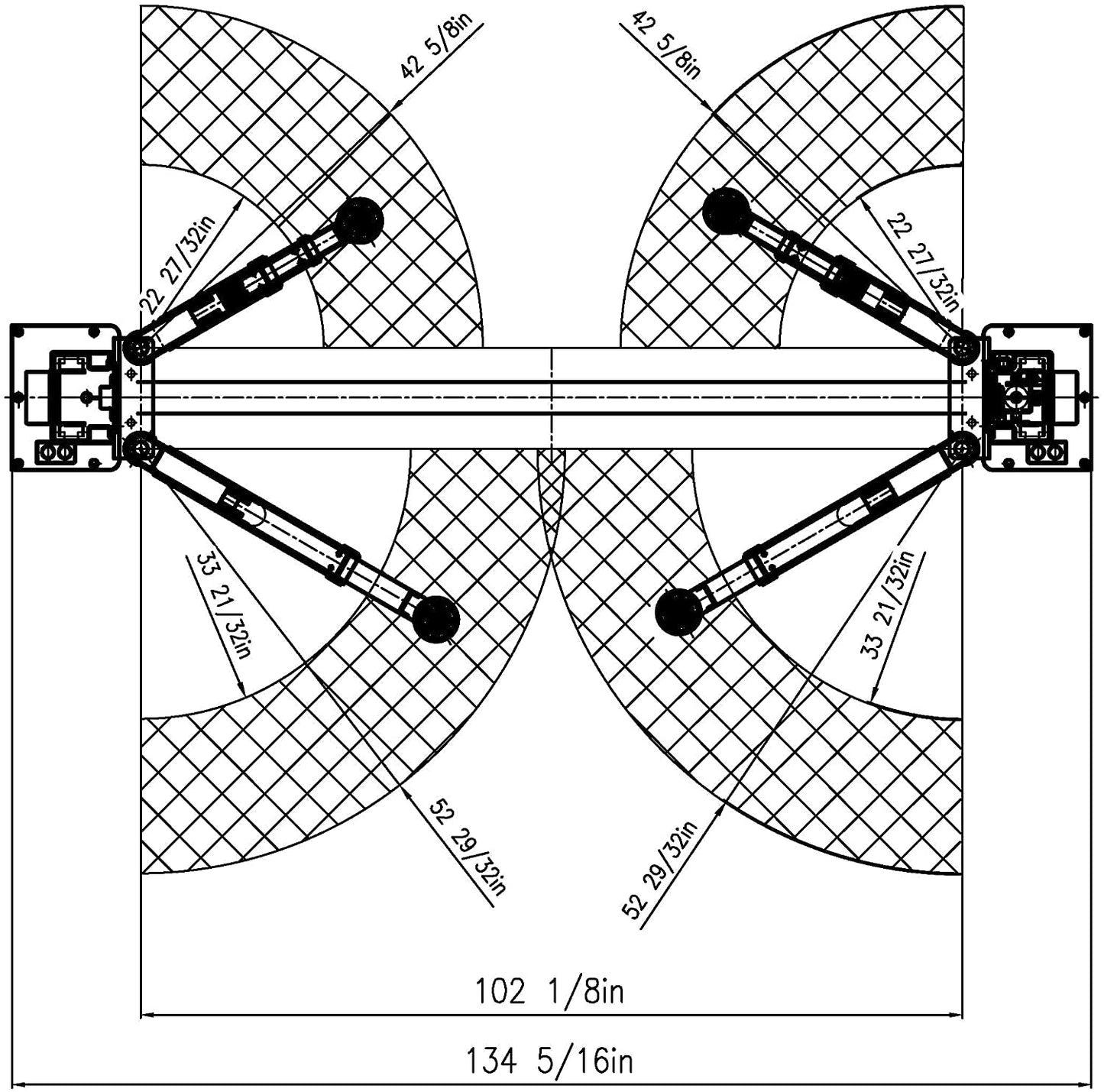 APlusLift HW-10KBP-A 10000LB 2-Post Floor Plate Car Lift/Industry Leading 3 Year Warranty