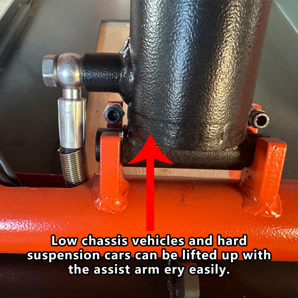 KATOOL Portable Mid Rise Car Lift 7000lbs Lifting Capacity Max. Lifting Height 39" (More Easy to Access) Adjustable Scissor Car Lift Scissor Quick Jack for Home Garage and Shop, 110V