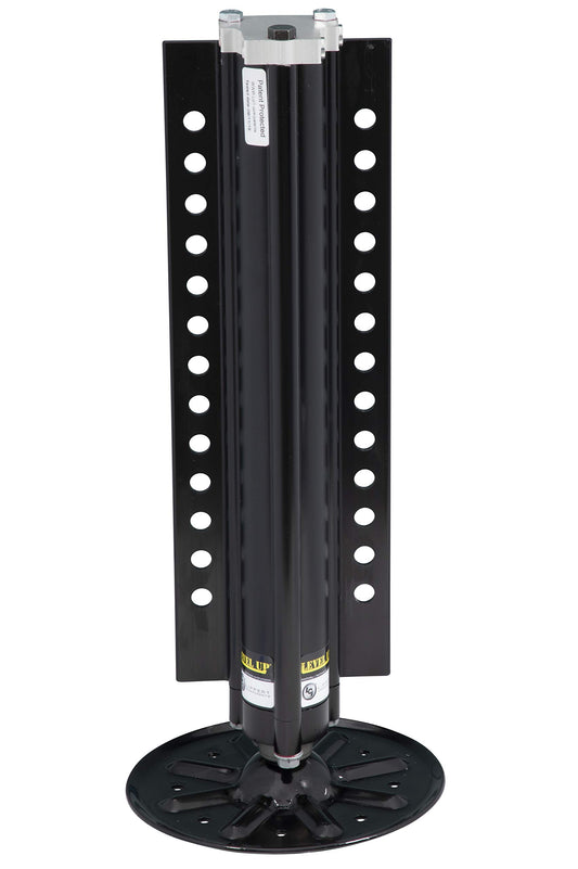 Lippert Level Up Aluminum RV Hydraulic Leveling Jack with 8,000-lb. Lift Capacity, Universal Fit, 9" Footpad, Easy Installation - 433458