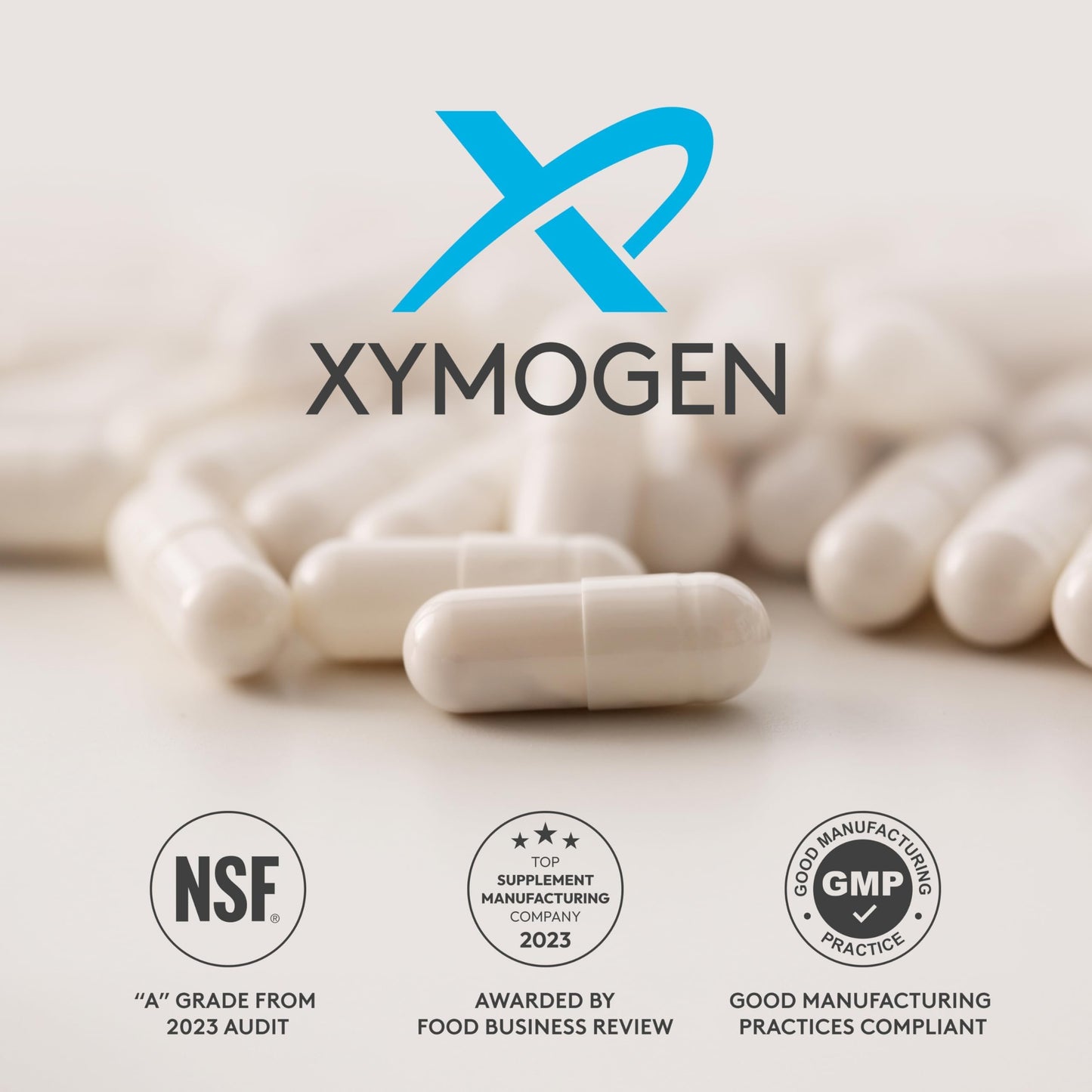 XYMOGEN RegeneMax Plus - 500 mcg Biotin for Skin, Nail & Hair Support - Supports Bone & Joint Health - Choline-Stabilized Orthosilicic Acid - Vegetarian Capsules - 60 Count (Pack of 1)