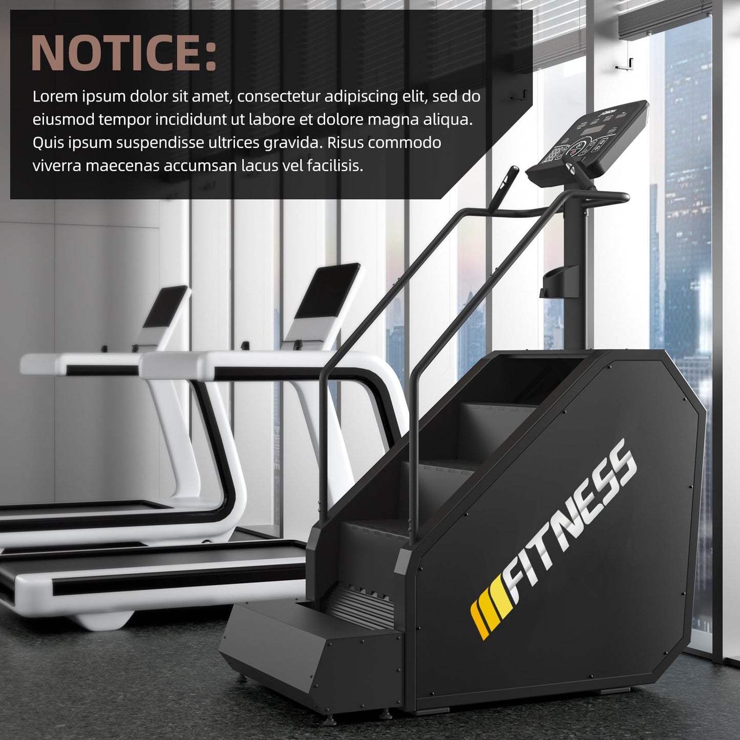 Stair Stepper with Auxiliary Ladder, Commercial Grade Stair Climber Exercise Machine,15 Speed Levels Stepping Machine for Cardio and Lower Body Workouts, 660LBS, 15-164 Steps/Minute