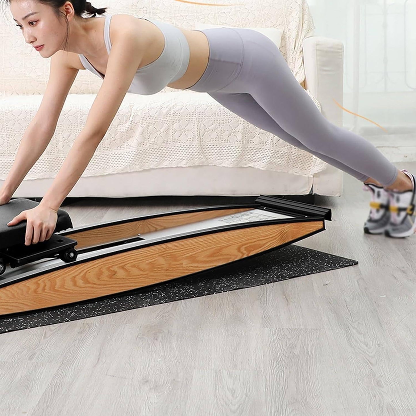 Indoor Simulated Ski Machine, Strength and Balance Training Tool Set, Freely Adjustable Resistance 0-100KG, Suitable for 3D Cross Trainer