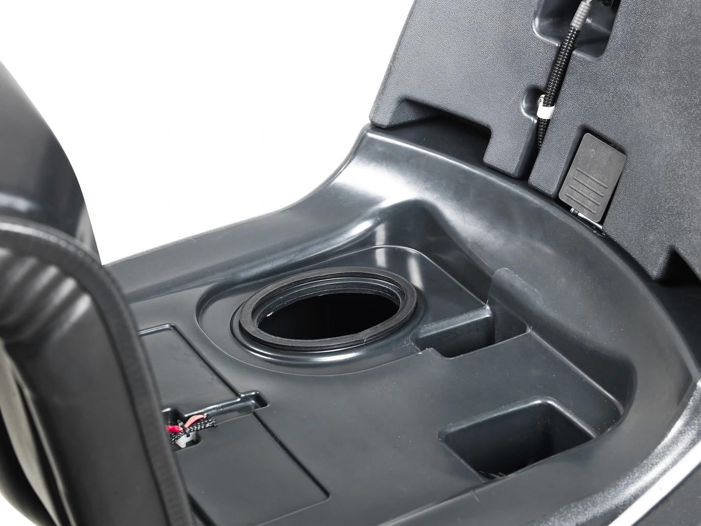 AS850R-TPPL Ride-On Floor Scrubber, 32" Cleaning Path, 31 Gal Solution & Recovery Tanks, (4) 120 Ah TPPL Batteries, Onboard Charger, Pad Drivers & Brushes
