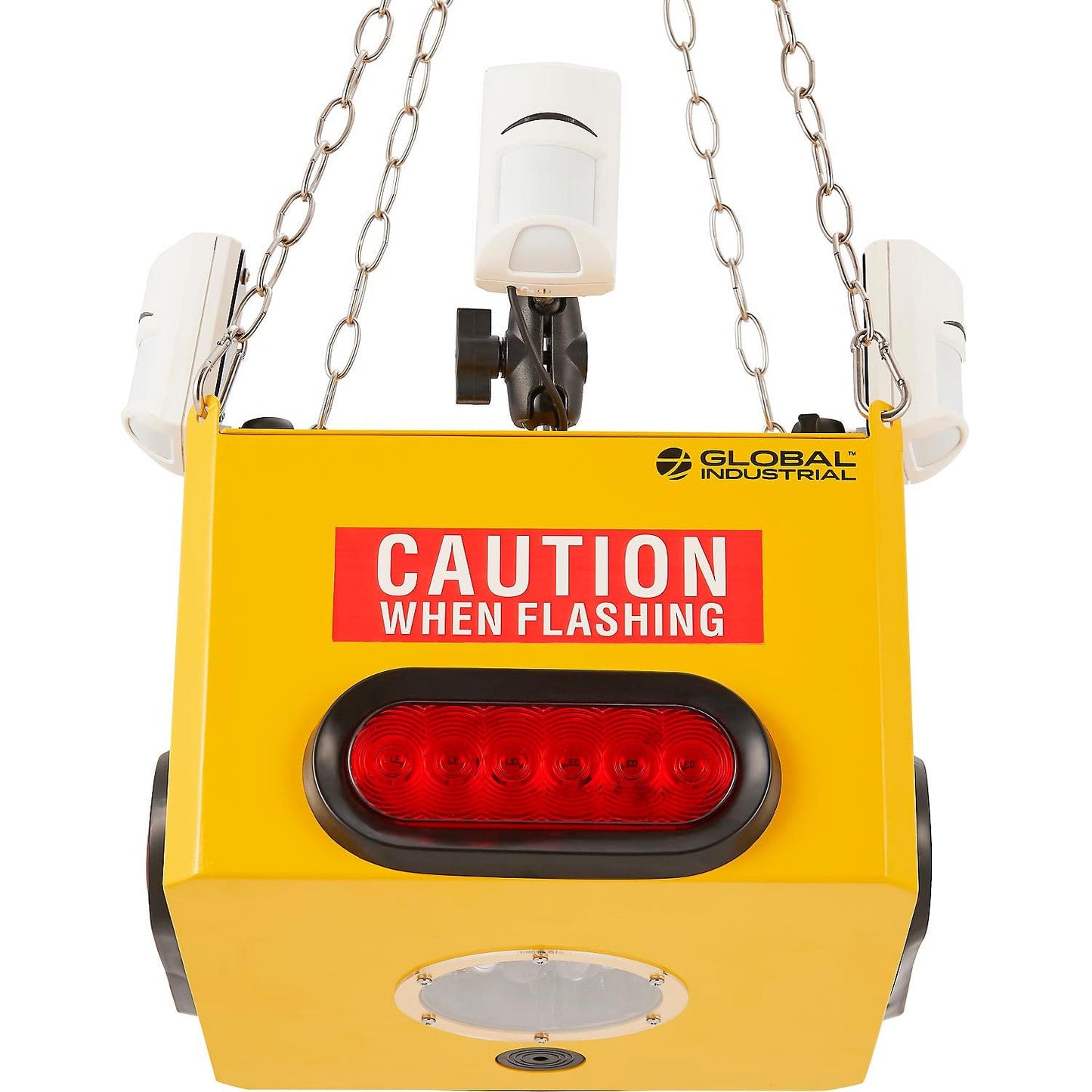 Global Industrial Forklift Awareness Sensor, 4 Sensors, 5 Lights, 50' Power Cord
