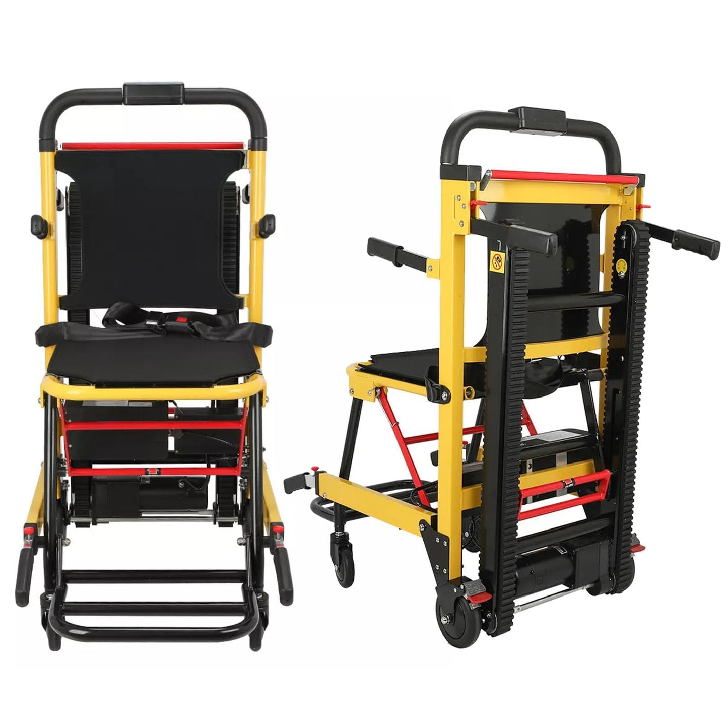 Powered Wheelchair, Stair Climbing Wheelchair Load Capacity 480lbs, Electric Mobile Stair Lifts Chair for Seniors, Foldable Stair Chair