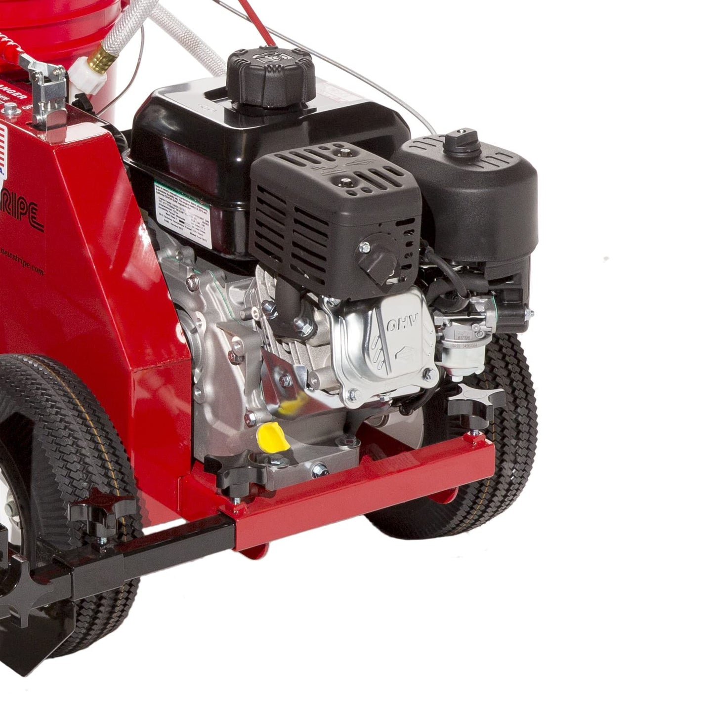 Newstripe EcoLiner SP Self-Propelled Field Striper (Part# 10004621) | Field Use Only | Heavy Duty 45psi Pump, Detachable Spray Gun, No Pressurized Tanks, 12V Battery | 2-Year Warranty | Made in USA