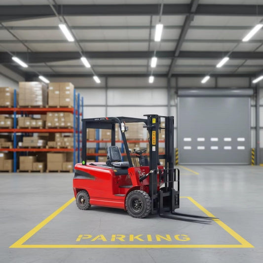 Fast Charging Industrial Lift Truck, 5000lbs Lithium Ion Electric Forklift, 3-Wheel Counterbalance Reach Truck, Warehouse Stacker Equipment