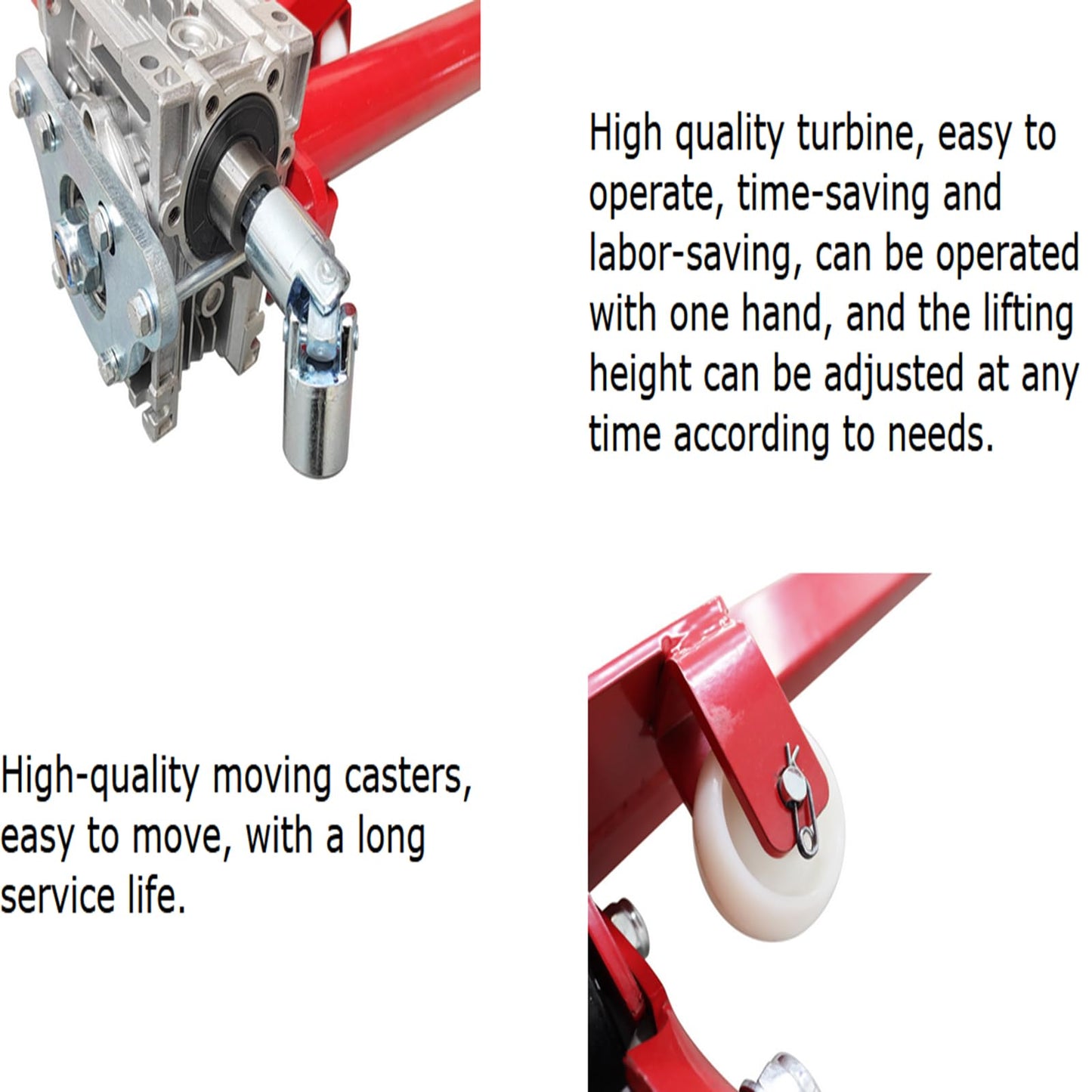 INTSUPERMAI Portable Tilting Lift/Car Lift 6613 LB/ 3000KG Car Auto Scissor Lift Dual Workbench Automotive Scissor Lift for Garages Repair Stores