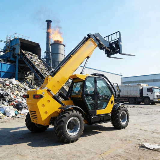 Heavy-Duty Telescopic Boom Handler with 7–17m Lift Height for Industrial Loading, High-Level Placement, and Complex Terrain Operations