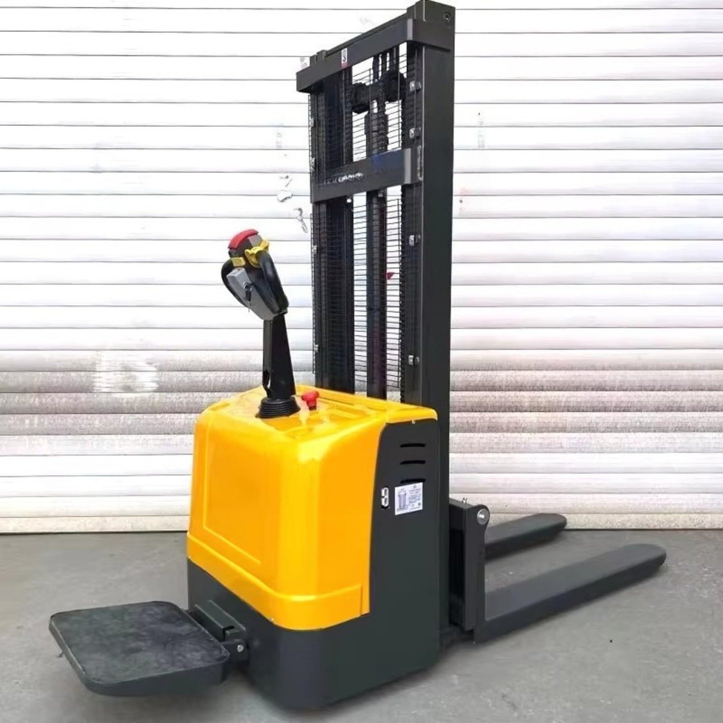 Electric Warehouse Stacker – Heavy Duty Powered Pallet Stacker for Efficient Material Handling and Pallet Lifting in Industrial and Warehouse Settings