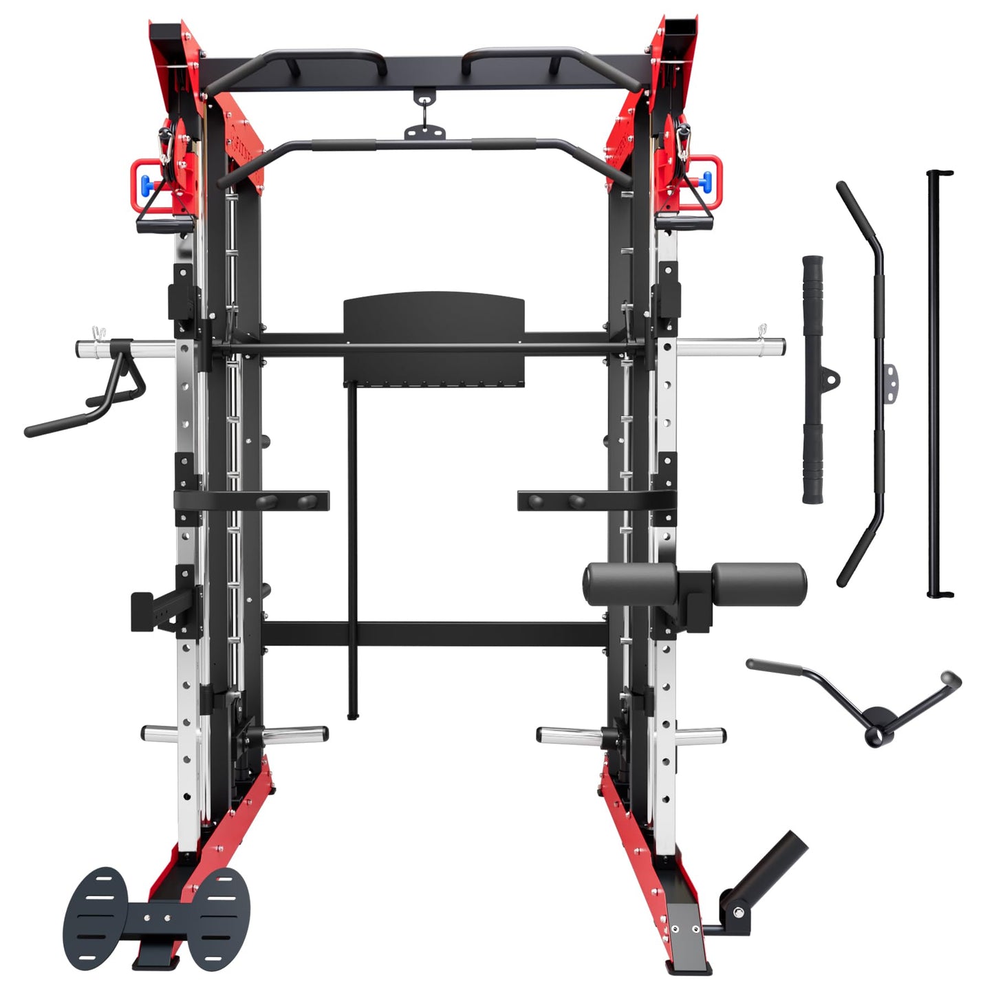 Power Cage Smith Machine, Power Cage Light Commercial Grade SuperiSquat Rack for Home Gym Equipment