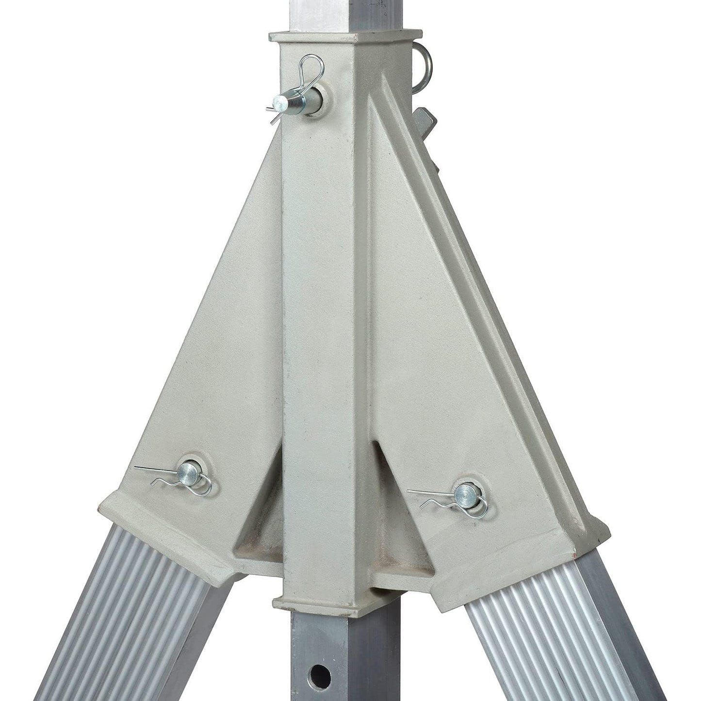 Global Industrial Aluminum Gantry Crane - KD, 2000lb Load Cap, Adjustable Height, 10'W I-Beam