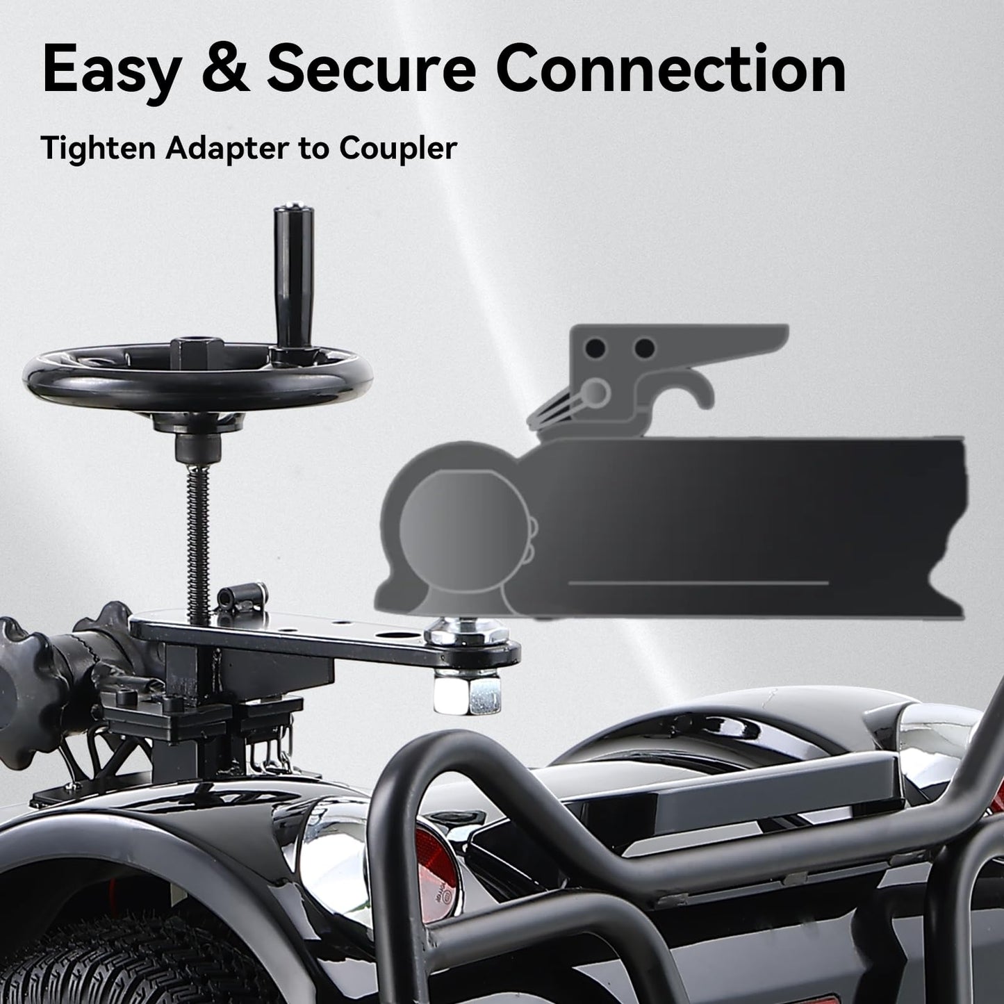 Dvsripa Electric Trailer Dolly,9900 Lbs Max Trailer Weight,48V 500W Motorized Trailer Dolly with Powerful Motorized Trailer Mover for RV Utility Trailers,Compact Design Home Garage Outdoor Use