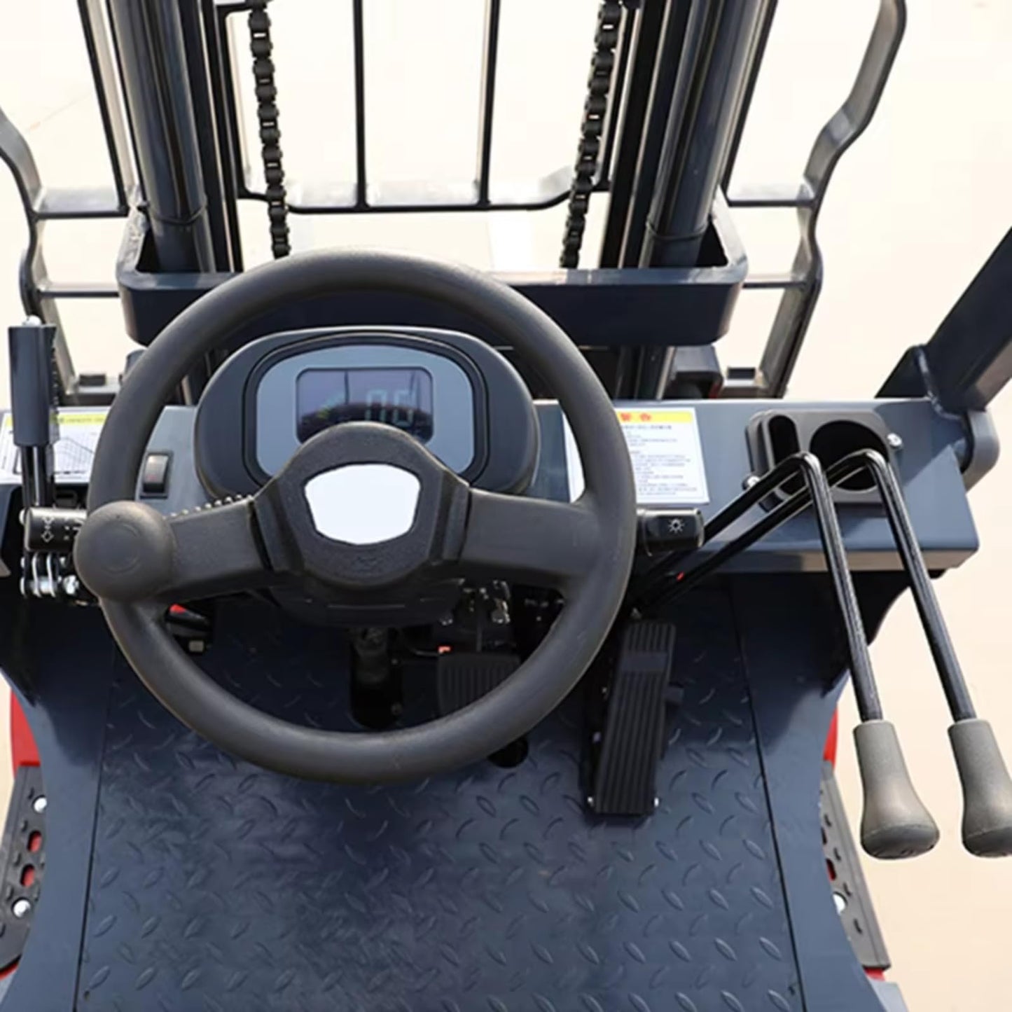 1.5 to 5 Ton Customizable Lifting Height Efficient Material Handling Electric Forklift Truck– Stacker for Warehouse Logistics