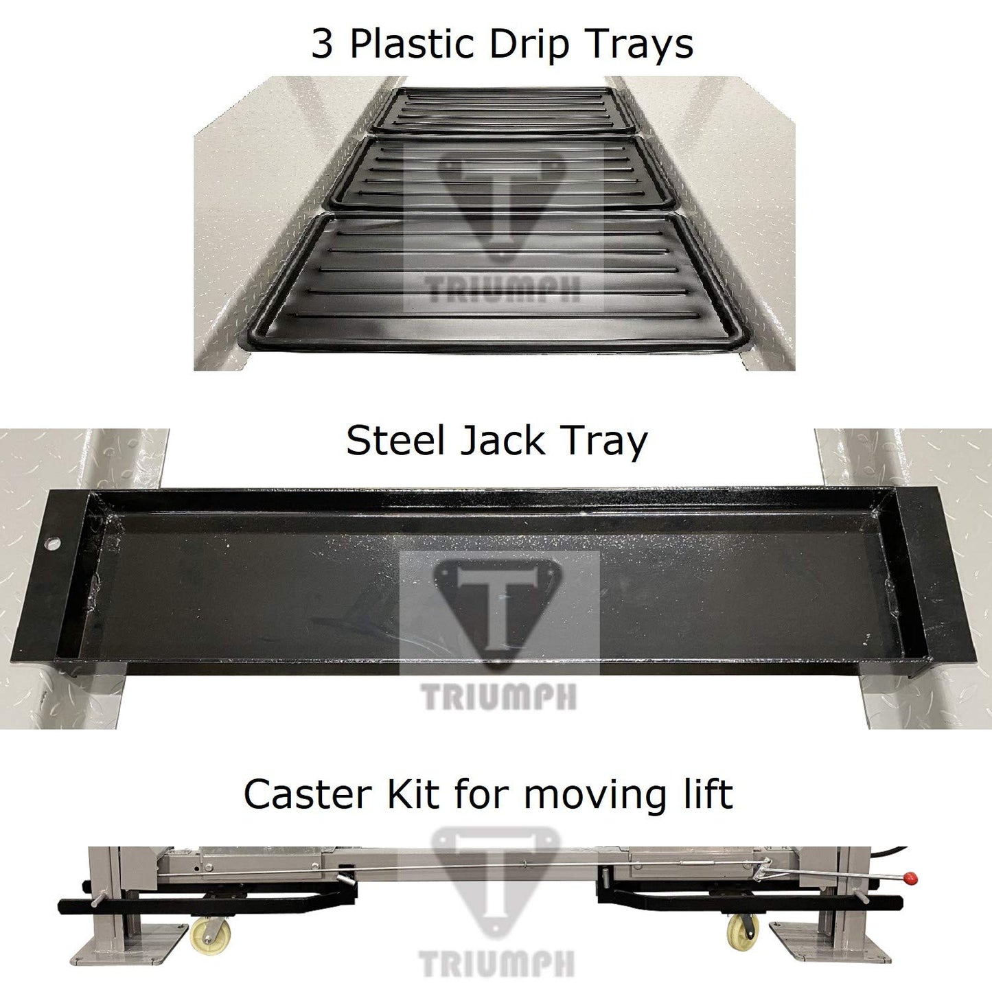 TRIUMPH NSS8TL 8000Lbs Taller Longer 4 Post Storage Service Car Auto Lift Truck Hoist