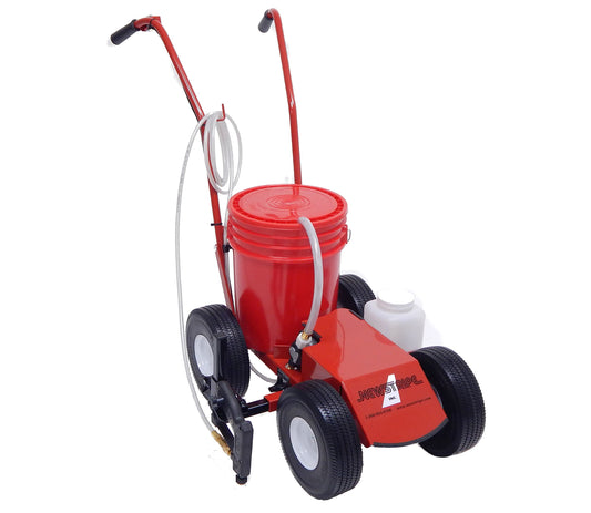 Newstripe EcoLiner Plus Battery Powered Field Striper (Part# 10004484) Field Use Only | Heavy Duty Diaphragm Pump, Detachable Spray, 1 Gallon Cleaning Tank, 12V Battery | 2 Year Warranty | Made in USA