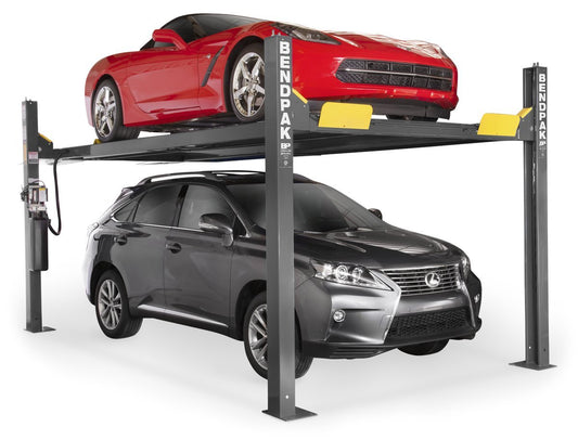 BendPak HD-9XW - 9000lb Capacity 4 Post Car/Vehicle/Auto Lift - Standard Width/High Lift - Garage/Shop/Mechanic - (220V)