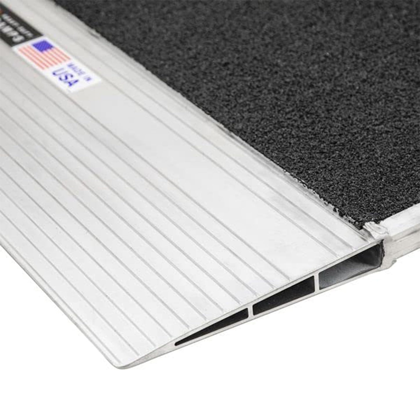 60" x 63" Shipping Container Forklift Ramp for 5.75" to 8" Lip, Grit-Coat, 12,000 lb. Capacity, HD Ramps