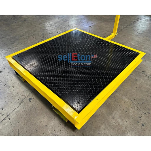 SellEton SL-800-PPF Pit Frame with Forklift Channel Easy Access (with Post & Portable) | 7' X 7' (84" x 84")