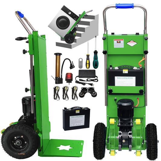 Electric Stair Climbing Dolly, Easy Up/Down with Foldable Design, 900lbs Capacity Heavy Duty, 1500W Hand Truck for Moving Furniture Fridge&Logistics Distribution(Seller Pays Tariff)
