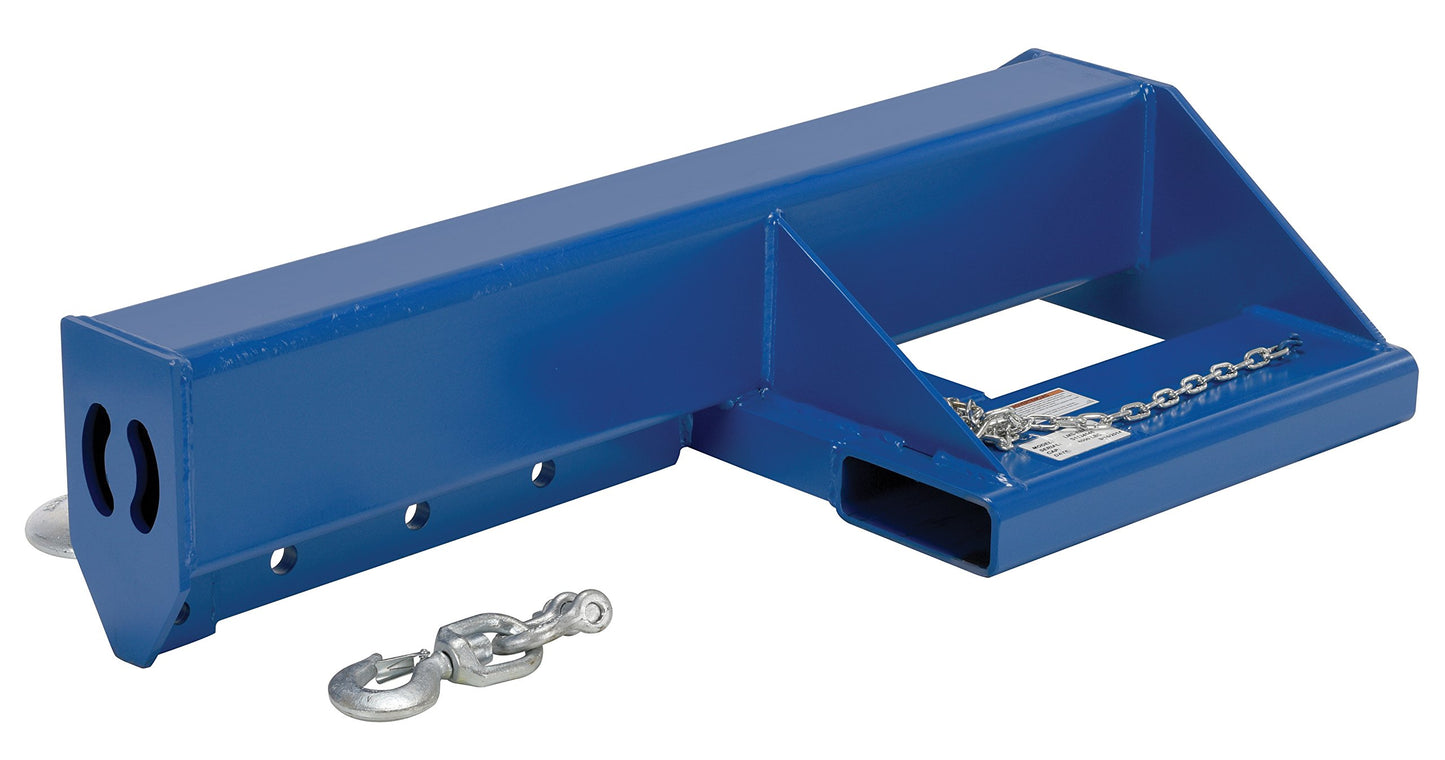 Vestil LMS-EBNT-40-8 Steel Shorty Non Telescoping Lift Boom 24 In. Fork Pocket Center 8,000 Lb. Capacity Blue