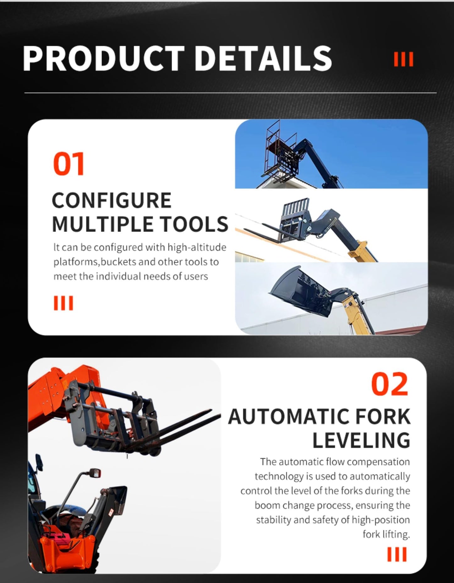4x4 Rough Terrain Telescopic Forklift – Heavy-Duty 4–10m Reach Telehandler for Outdoor Construction & Material Handling