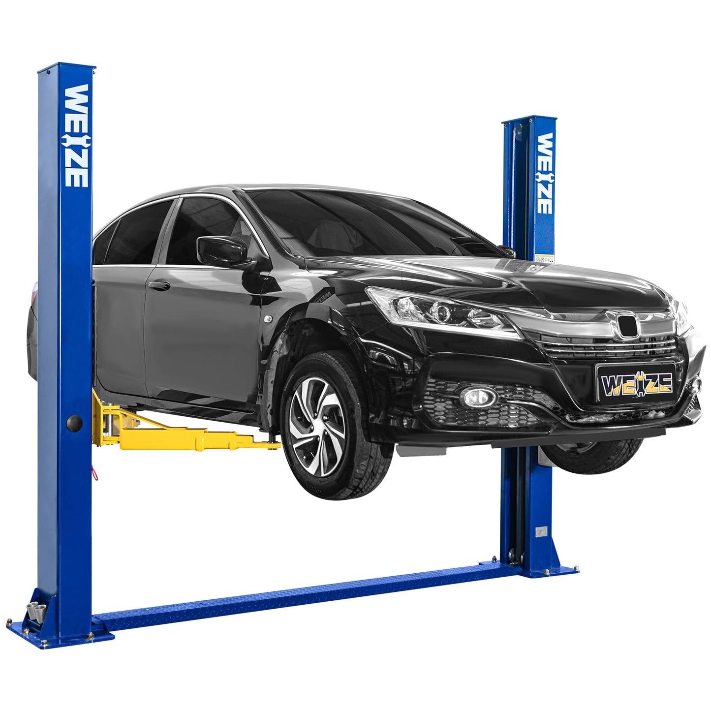 Weize 2 Post 11000 lbs Auto Lift, 2-Post Car Lift with 220V 3HP Motor and Double Point Lock Release for ATV, CAR