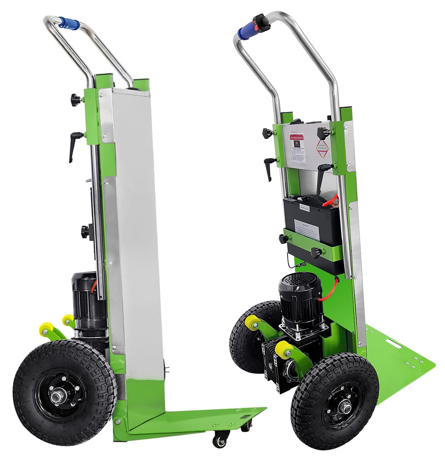 DIOSTA Electric Stair Climbing Hand Trucks Dolly Cart for Moving, 880lb Max Load, 1200W Motor Folding Stair Climber Cart, Powerful Powered Stair Climbing Dolly Heavy Duty