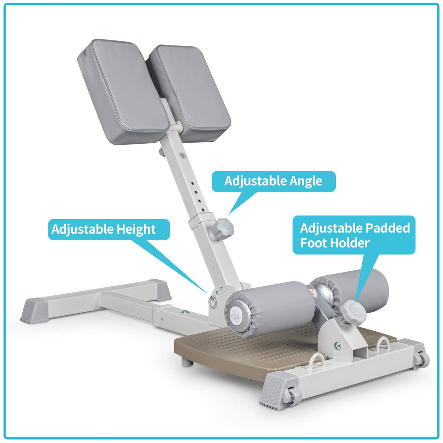 leikefitness Sissy Squat Machine, Deluxe Multi-Function Deep Sissy Squat Bench Workout Station, Leg Exercise Machine for Home Gym (Beige-8300)