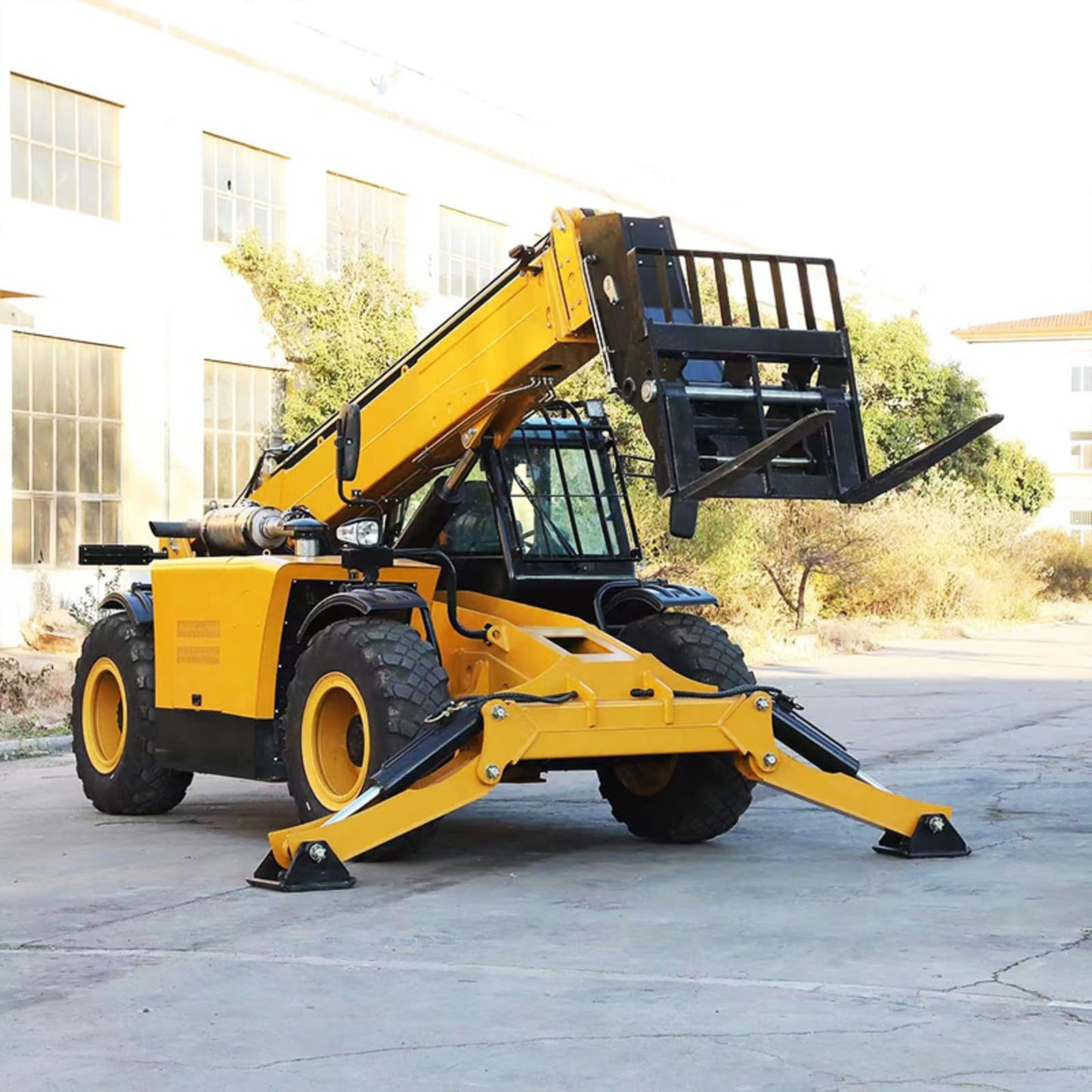 Telescopic Handler Forklift for Sale – 1 to 3 Ton Telehandler Boom Lift, Rough Terrain Telescopic Loader for Construction Rental & Job Sites