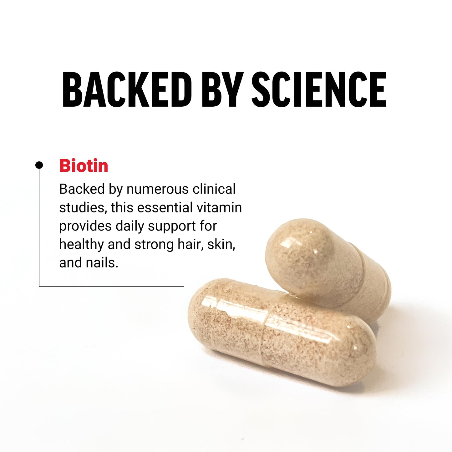 Force Factor Biotin 10000mcg, Biotin Supplement for Healthier Hair, Skin, and Nails, Hair Growth Supplement with Vitamins, Vegan, Non-GMO, 100 Vegetable Capsules