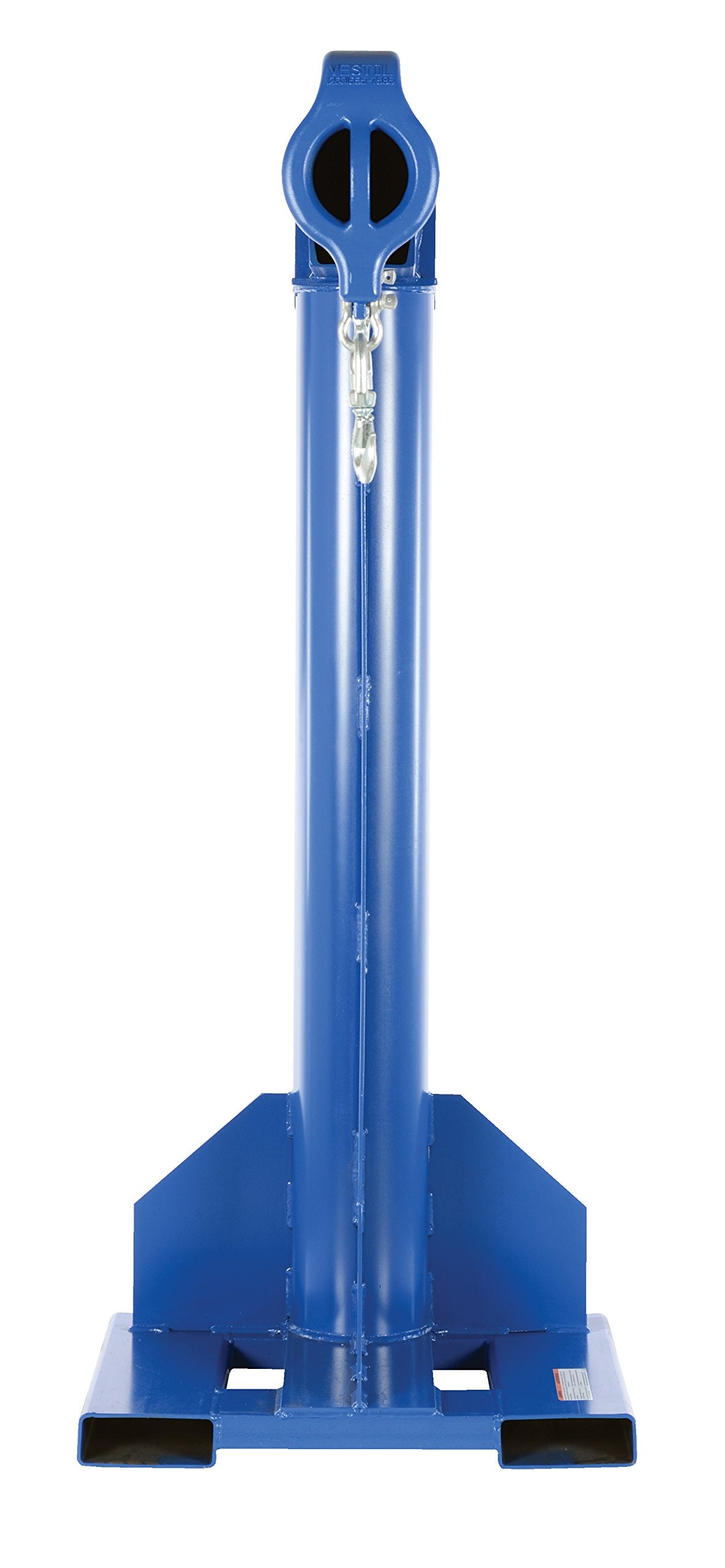 Vestil LM-HRNT-6-24 Steel High Rise Non Telescoping Boom 24 In. Fork Pocket Center 6,000 Lb. Capacity Blue