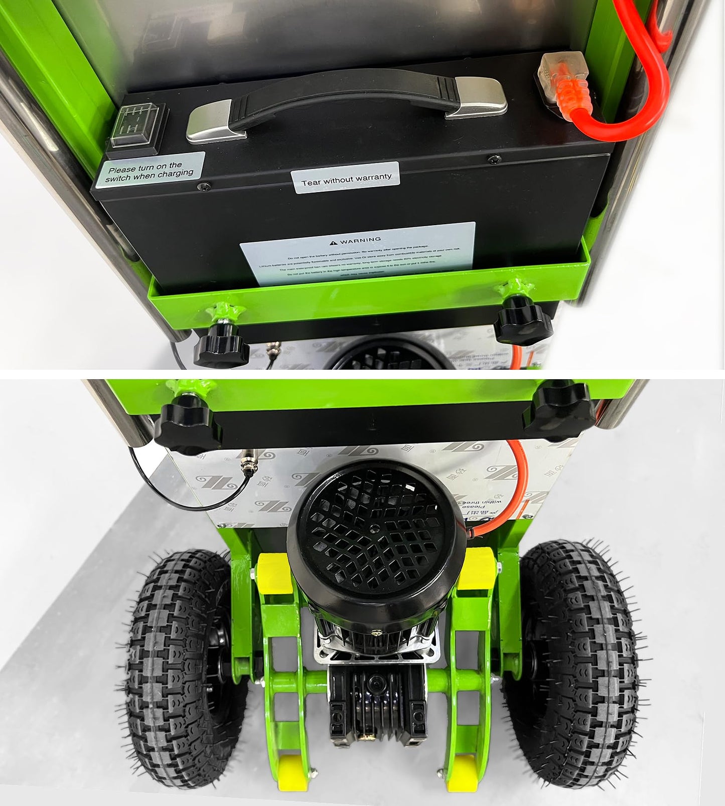 DIOSTA Electric Stair Climbing Hand Trucks Dolly Cart for Moving, 880lb Max Load, 1200W Motor Folding Stair Climber Cart, Powerful Powered Stair Climbing Dolly Heavy Duty