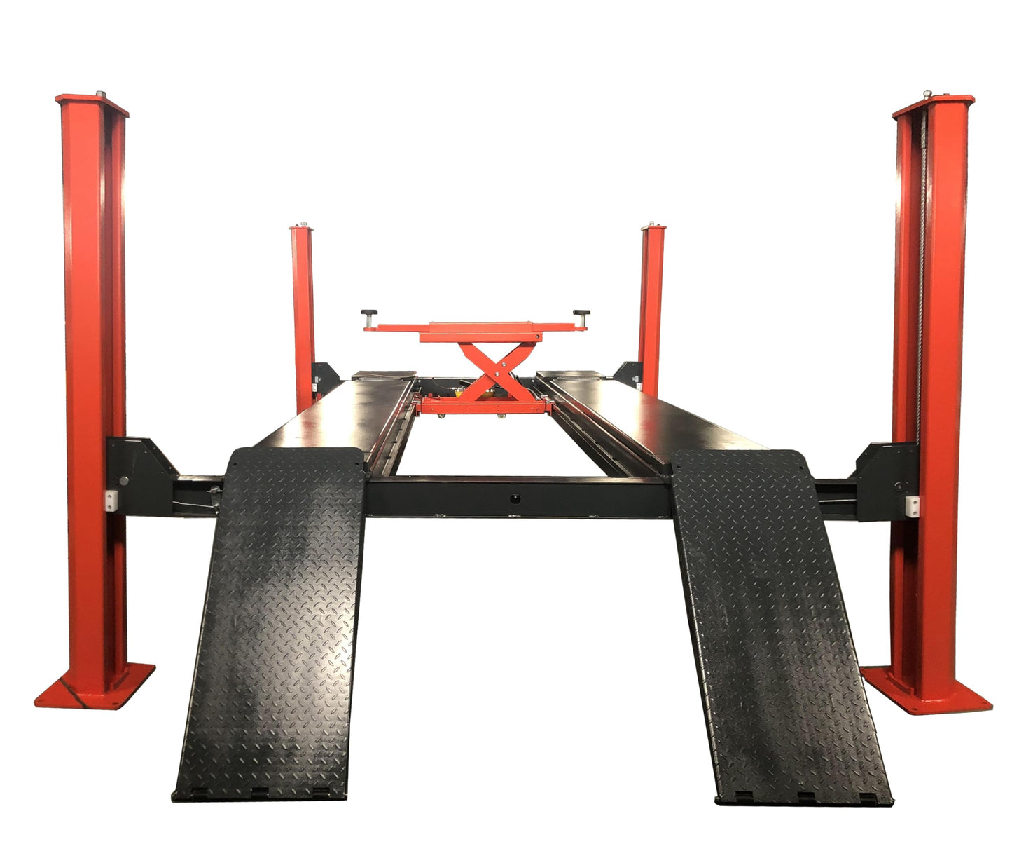 MutsMover 15,000 LBS 4-Post Car Lift, Extra Tall & Wide Parking and Storage Auto Lift with 77" Max Height, 4.0HP Heavy-Duty Hydraulic System for Garage, Parking, or Workshop Use, 36 Months Warranty
