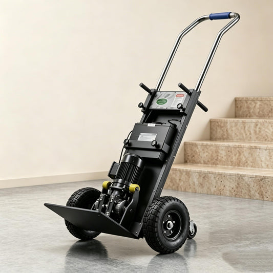 Electric Stair Climbing Dolly, 1600 lbs Capacity 2200W Motorized Hand Truck, Heavy Duty Alloy Steel Stair Climber Cart for Moving Appliances, Furniture, Construction Materials