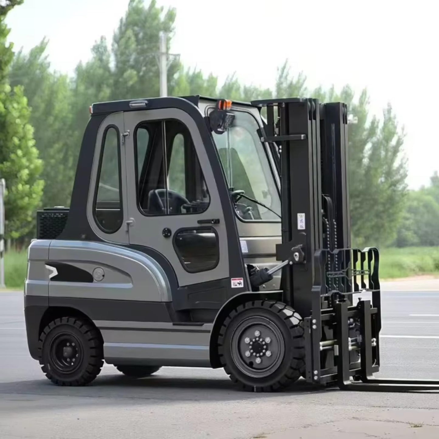 Electric Forklift Pallet Stacker – Heavy Duty Industrial Electric Forklift – 1 to 3 Ton Capacity, Compact Lift for Warehouse Logistics