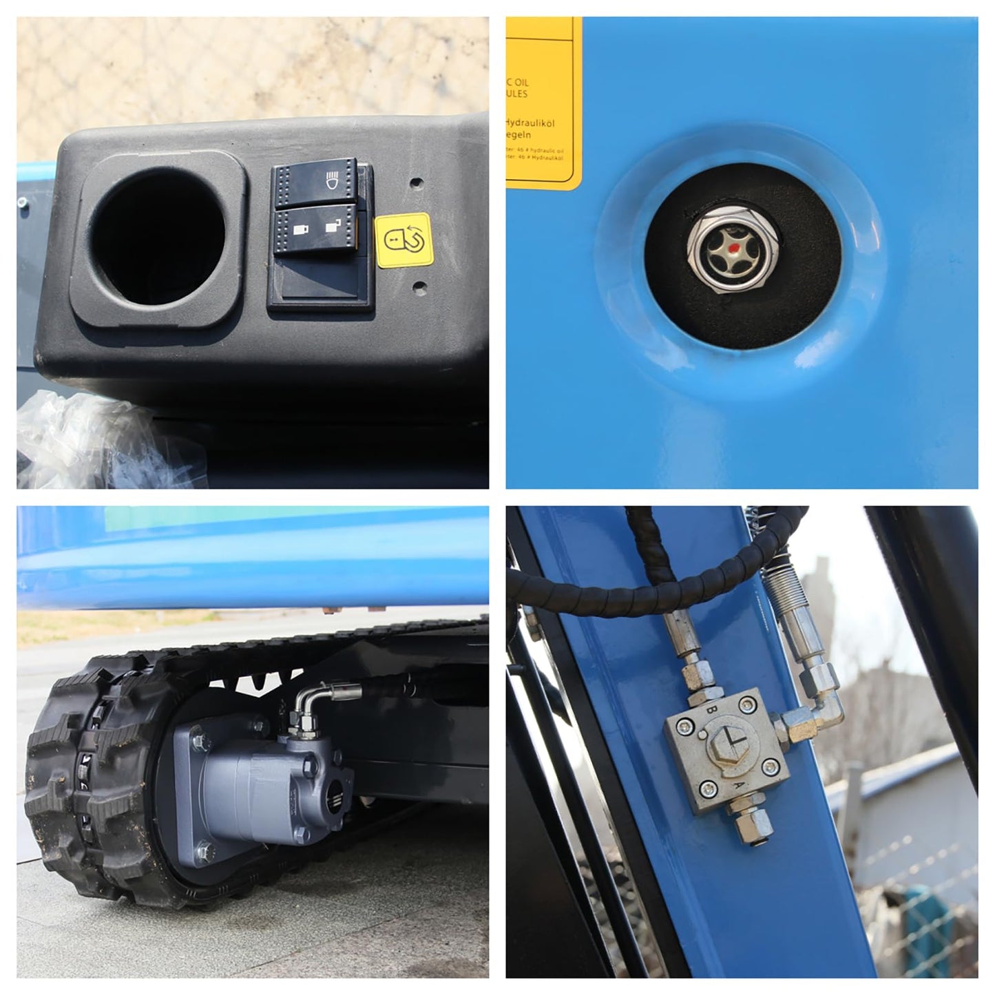 DS-180L, 1.8 Ton Diesel Mini Excavator with EPA Certified KubotaEngine, Pilot Control System, Hydraulic Thumb clamp，Bucket, US in Stock, Include 12 Months Parts Replacement Service