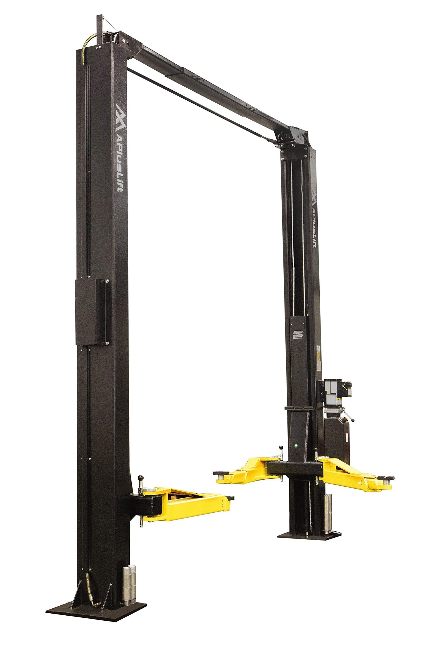 APlusLift ALI Certified Falcon TR-10CX 166" Tall 10000LB 2-Post Overhead Direct Drive Single Point Release Car Lift/Industry Leading 3 Year Warranty