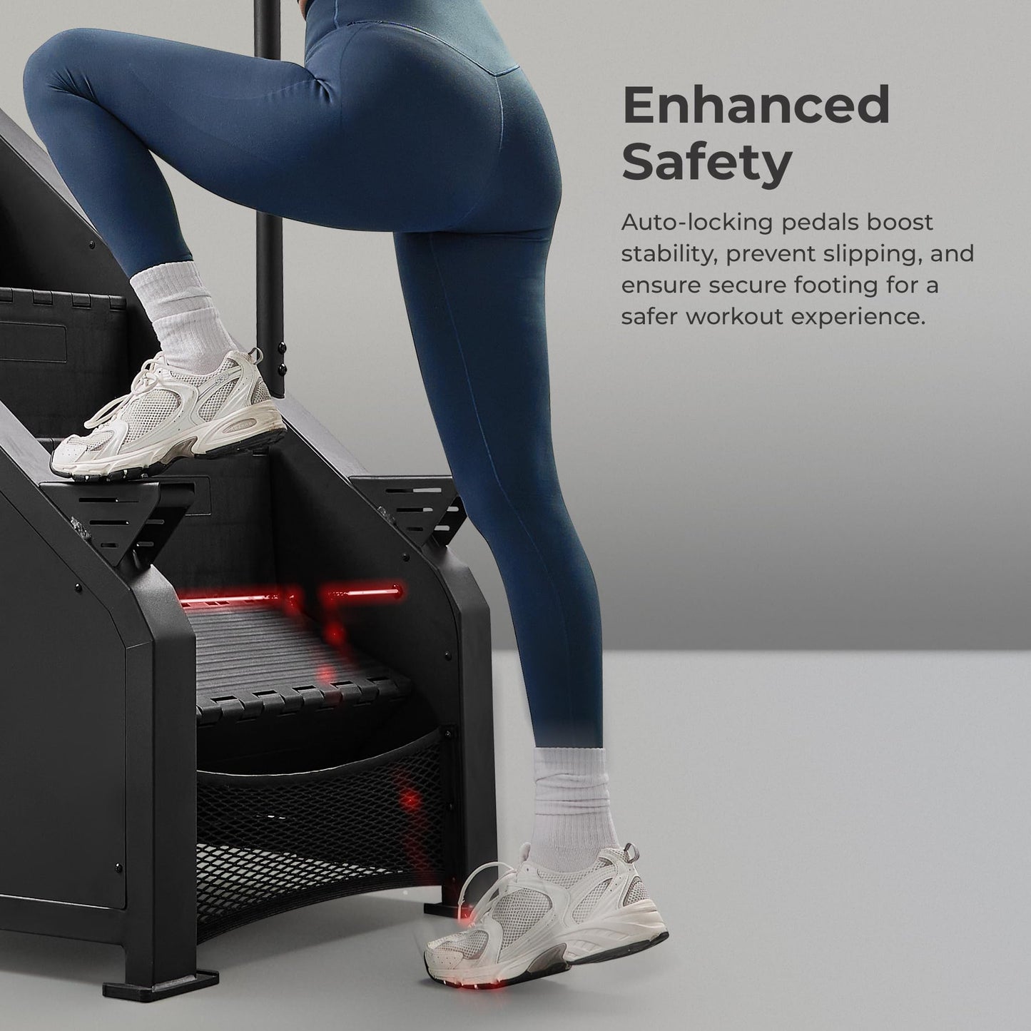 Sunny Health & Fitness Premium Smart Stair Climber – 15-Level Step Rate (24–164 Steps/Min), 8&4 Built-in Programs, Auto-Locking Pedals, 350 LB Capacity, Free SunnyFit App w/Dedicated SF-X7310 Program