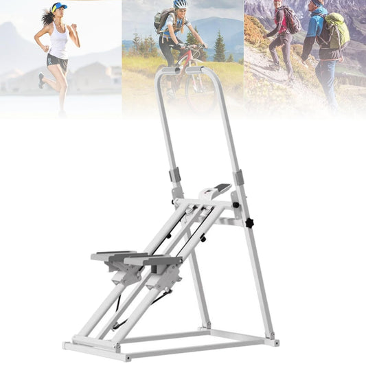 Stairmaster Machine for Home, Vertical Stair Climber for Full-Body Workout, Folding Stair Stepper with 3-Level Slope Adjustment, Adjustable Handlebar and Pedals