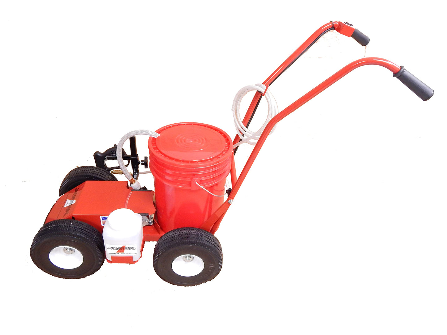 Newstripe EcoLiner Plus Battery Powered Field Striper (Part# 10004484) Field Use Only | Heavy Duty Diaphragm Pump, Detachable Spray, 1 Gallon Cleaning Tank, 12V Battery | 2 Year Warranty | Made in USA